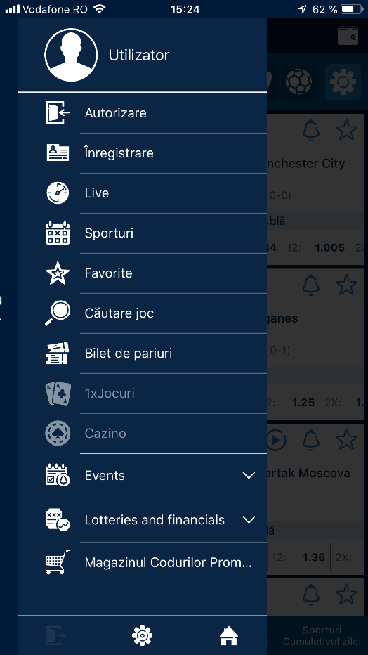 instalează 1xbet app